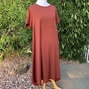 Solid Maroon LuLaRoe Carly